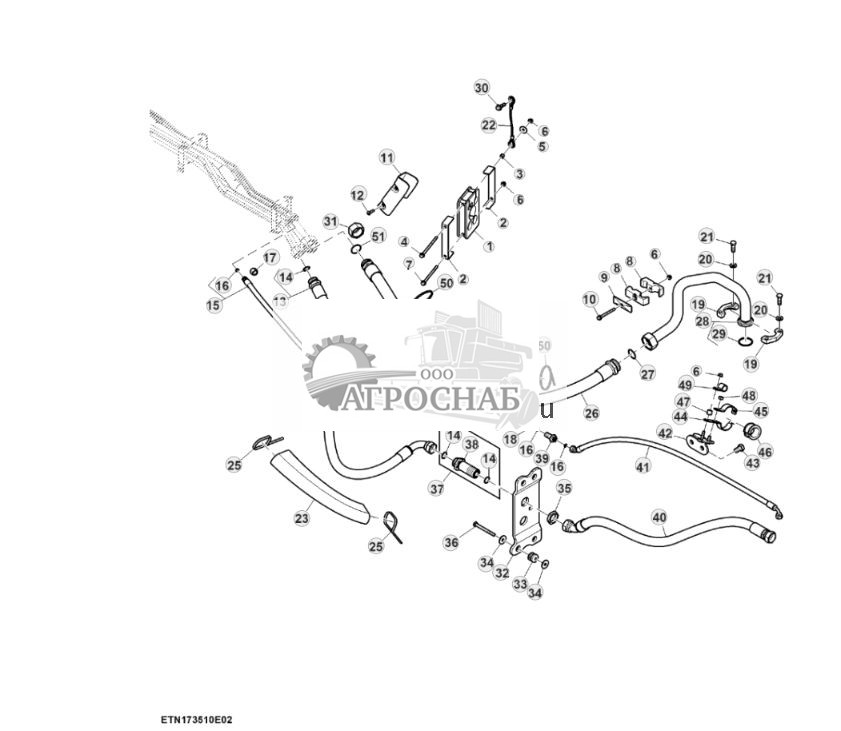 Трубопроводы SCV, стандартный расход, сцепка с задней быстроразъемной муфтой 12 дюйма, PST (22) (807297 - ) - ST947923 783.jpg